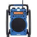 Sangean U3 Blue Utility/Worksite Radio w/ FM/AM Ultra Rugged Digital Tuning