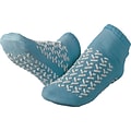 Medline Double-tread Slippers, Blue, Large