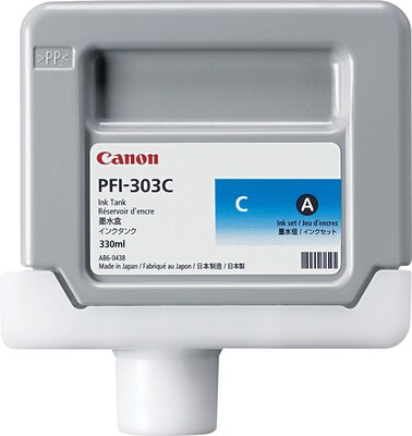 Canon® PFI-303 Cyan Ink Cartridge; 2959B001AA