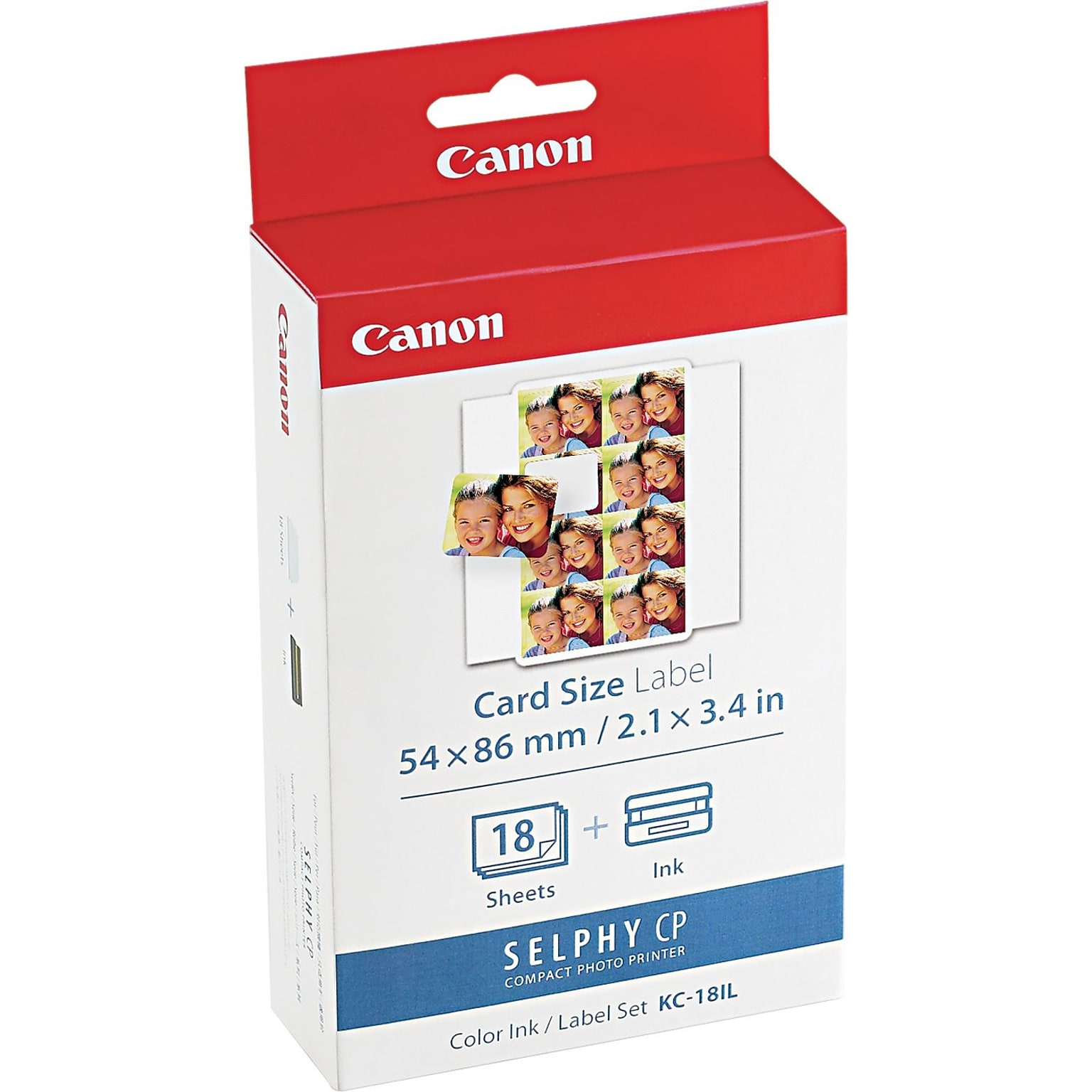 Canon (7740A001) Black/Color Ink Cartridge and Label Set