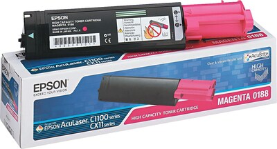 Epson Toner Cartridge, S050188, High Yield, Magenta