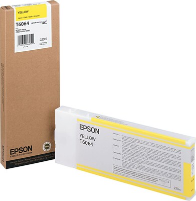 Epson T606 Ultrachrome Yellow High Yield Ink Cartridge
