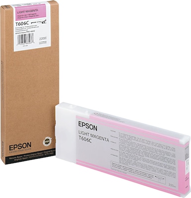 Epson T606 Ultrachrome Light Magenta High Yield Ink Cartridge