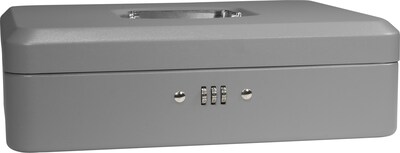 BARSKA Large Cash Box, 5 Compartments, Black (CB11788)