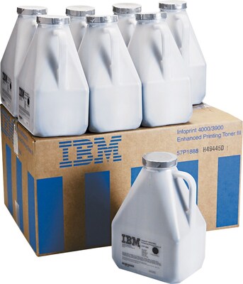 IBM® InfoPrint Solutions 57P1888 Extra High-Yield Toner Version 3; Multi-pack (8 cart per pack)