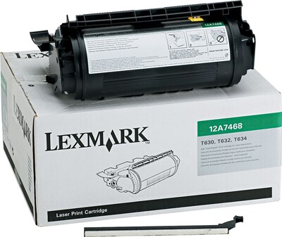 Lexmark 12A7468 Black High Yield Toner Cartridge