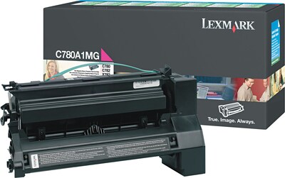 Lexmark Magenta Toner Cartridge (C780A1MG), Return Program