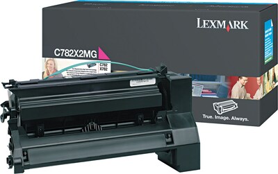 Lexmark™ Magenta Toner Cartridge; C782X2MG, Extra High Yield