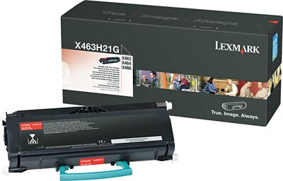 Lexmark X463H21G Black High Yield Toner Cartridge