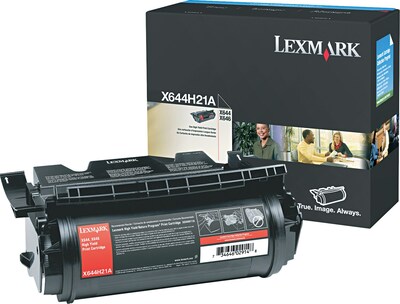 Lexmark X644H21A Black High Yield Toner Cartridge