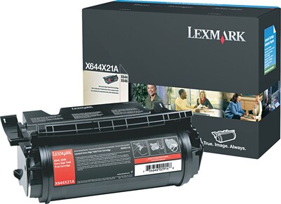 Lexmark X644X21A Black High Yield Toner Cartridge