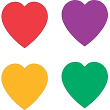 Carson-Dellosa Hearts, Multicolor Chart Seals