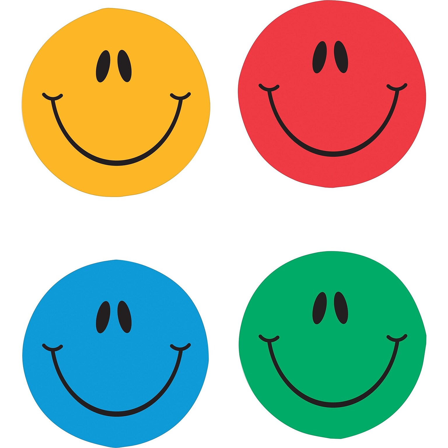 Carson-Dellosa Smiley Faces, Multicolor Chart Seals