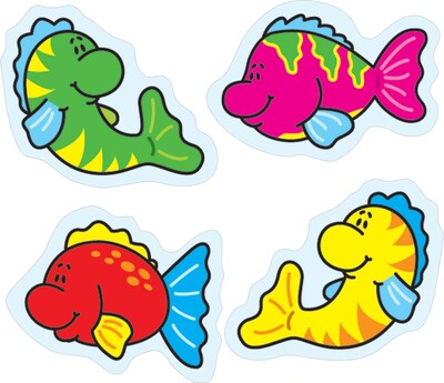 Carson-Dellosa Fish Shape Stickers