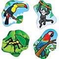 Carson-Dellosa Rainforest Animals Shape Stickers