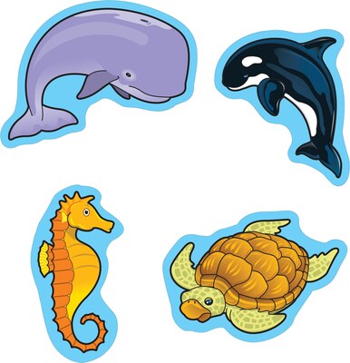 Carson-Dellosa Sea Life Shape Stickers, 90 Stickers
