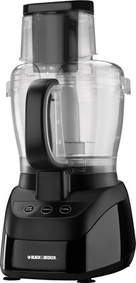Black & Decker® PowerPro Wide-Mouth 10-Cup Food Processor, Black