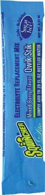 Sqwincher® Lite 20 oz Yield Powder Sugar Free Energy Drink, 0.11 oz Stik, Mixed Berry, 50/Pack