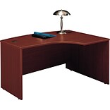 Bush Business Furniture Westfield 60W x 43D Right Handed L Bow Desk, Mahogany,  (WC36722)