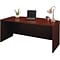 Bush Business Furniture Westfield 72W Bow Front Desk, Mahogany (WC36746)