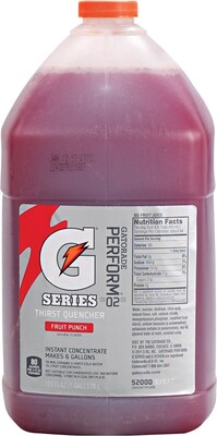 Gatorade® Perform™ G Series Liquid Concentrates, Fruit Punch, 1 Gallon, 4/Case