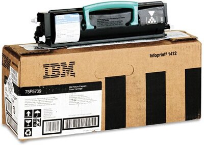 InfoPrint 75P5709 Black Toner Cartridge, Standard
