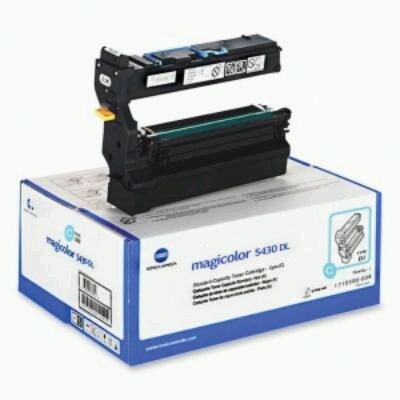 Konica Minolta® 1710580004 Toner Cartridge for Magicolor 5430DL; Cyan