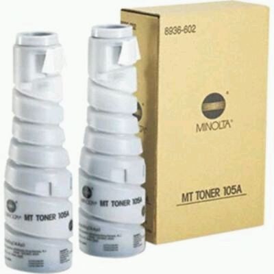 Konica Minolta Black Toner Cartridge (8936-602), Multi-pack (2 cart per pack)