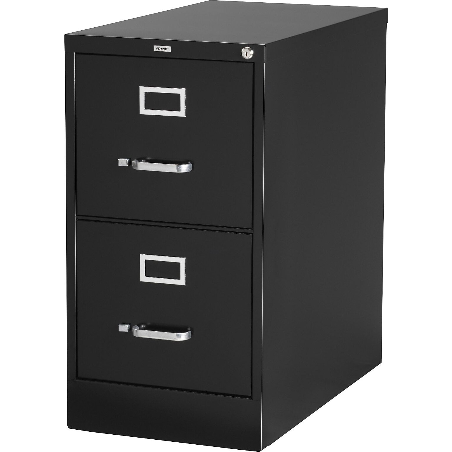 Lorell Fortress Series 22 2-Drawer Vertical File Cabinet, Black (LLR42291)