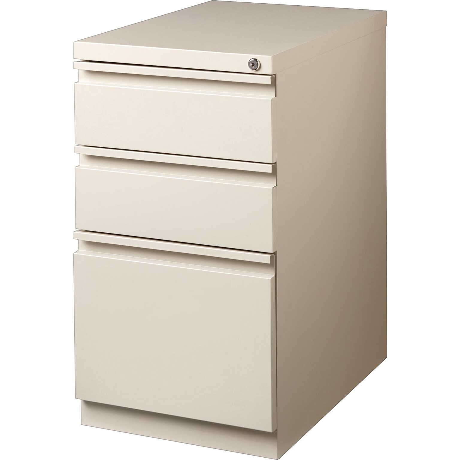 Lorell 20 Mobile File Cabinet, 15W x 20D x 27.7H, Putty (LLR49520)