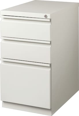 Lorell Mobile File Cabinet, 15W x 20D x 27.7H, Light Gray (LLR49522)