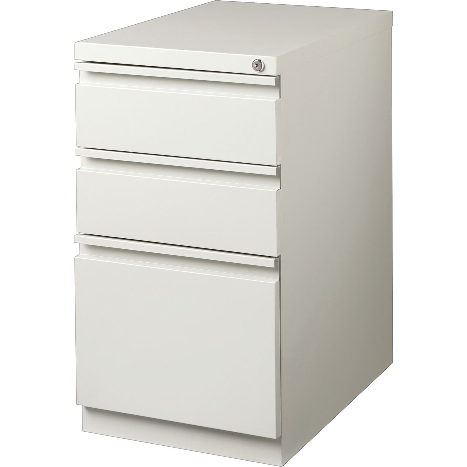 Lorell Mobile File Cabinet, 15W x 20D x 27.7H, Light Gray (LLR49522)