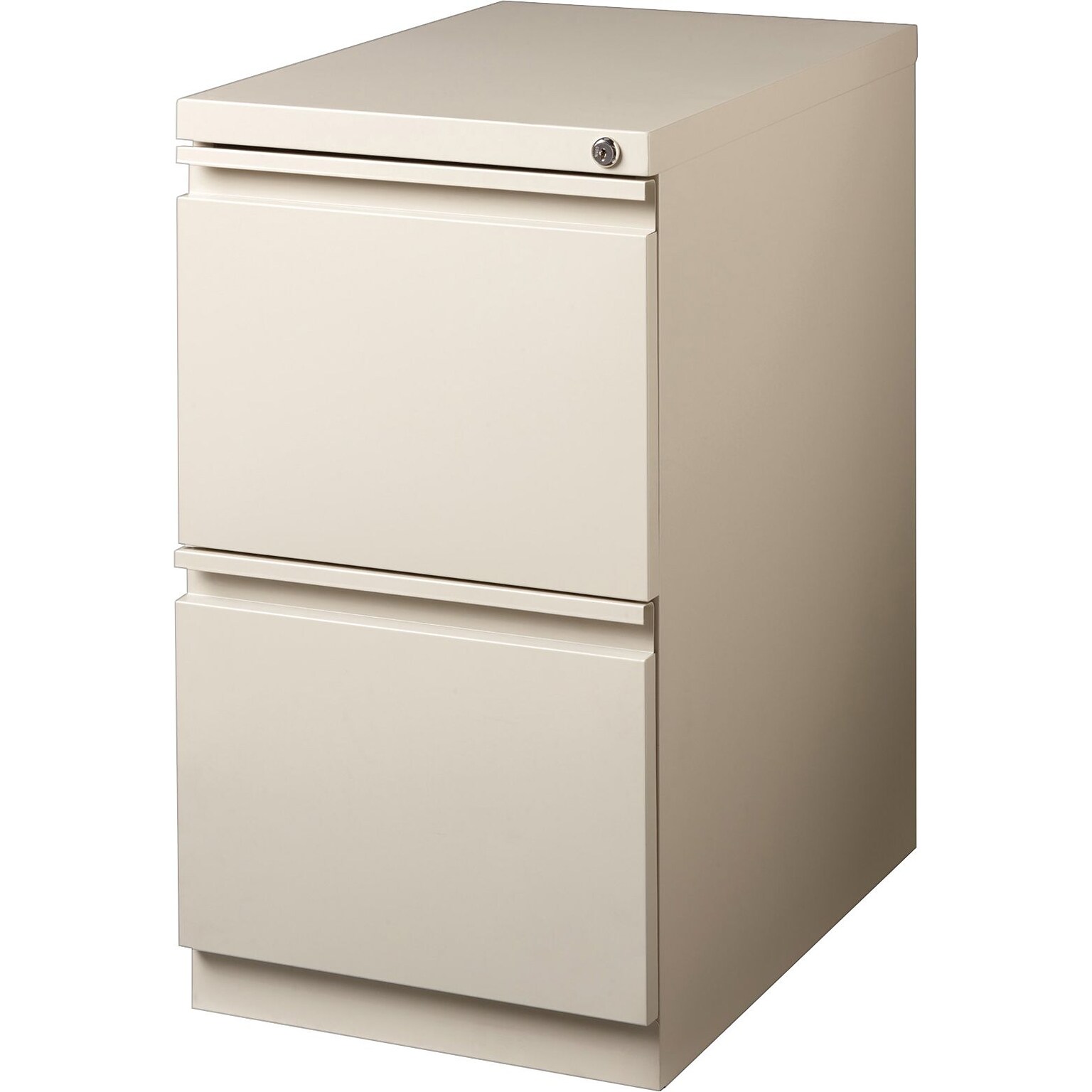 Lorell Mobile File Cabinet, 15W x 20D x 27.7H, Putty (LLR49523)