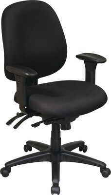 Lorell High-Performance Ergonomic Task Chair, Black (LLR60538)