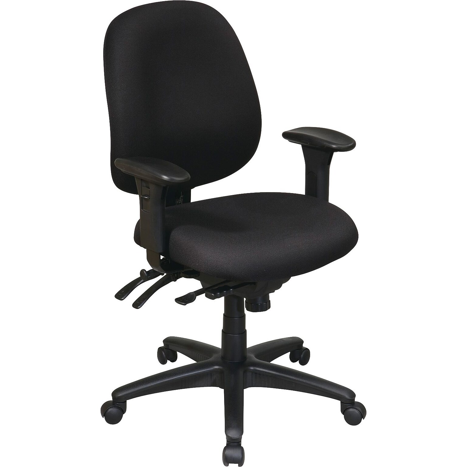 Lorell High-Performance Ergonomic Task Chair, Black (LLR60538)