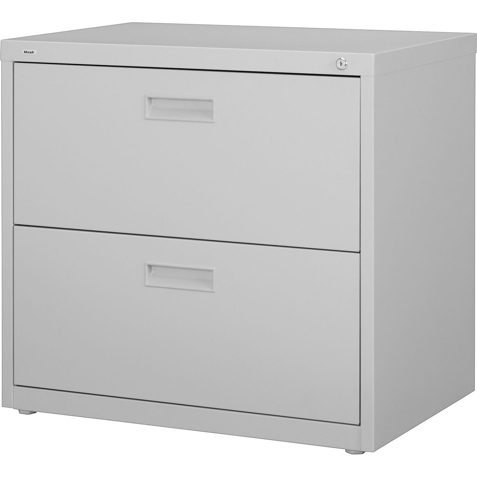 Lorell Value 2-Drawer Lateral File Cabinet, 30W x 18.6D x 28.1H, Light Gray (LLR60558)