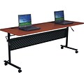 Lorell Flipper Training Table, Cherry