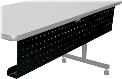 Lorell Rectangular Training Table Modesty Panel, 42W x 3D x 10H, Black (LLR60684)