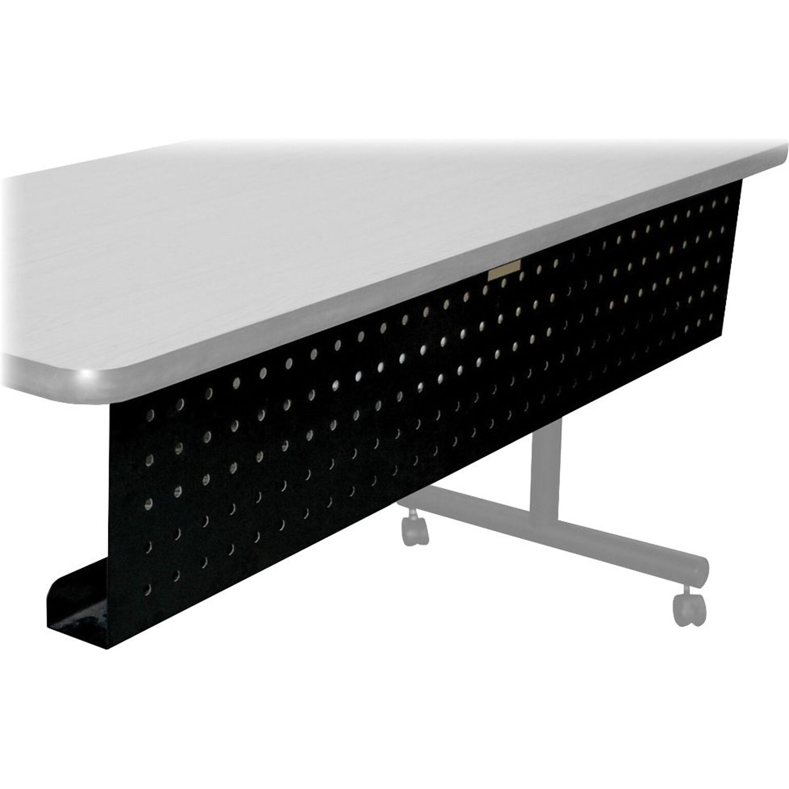 Lorell Rectangular Training Table Modesty Panel, 42W x 3D x 10H, Black (LLR60684)
