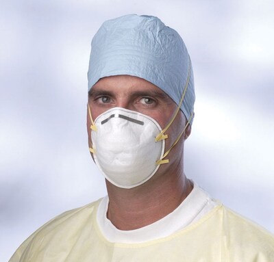 Medline N95 Cone-style Particulate Respirator Masks; White, 24/Pack