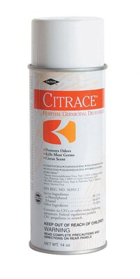 Citrace® Aerosol Germicidal Disinfectants; 14 oz, 12/Pack