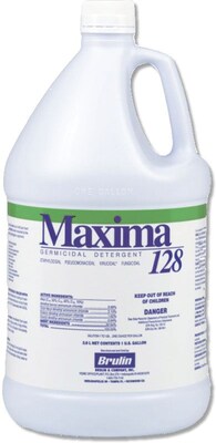 Maxima® 128 Quaternary Disinfectants, 1 Gallon, 4/Pack
