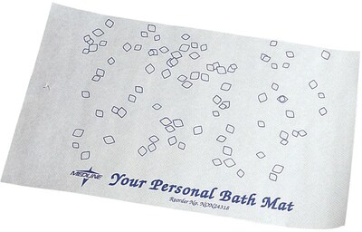 Medline NON24318 Disposable Paper Bath Mats, 500/Pack