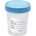 Medline Sterile Specimen Containers, 4 oz Size, 100/Pack