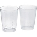 Medline Polypropylene Intake Tumblers, Translucent, 500/Pack