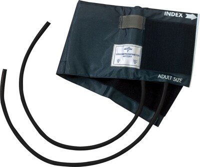 Medline Double Tube PVC Inflation Bags and Nylon Range Finder Cuffs, Adult 5 3/4 x 22