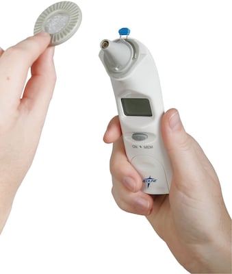 Medline Tympanic Thermometer Probe Covers, Latex-free, 100/Box