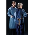 ASEP® Unisex A/S Barrier Backless Surgical Gowns, Ceil Blue, OSFM, Ties at Neck & Back, Dozen