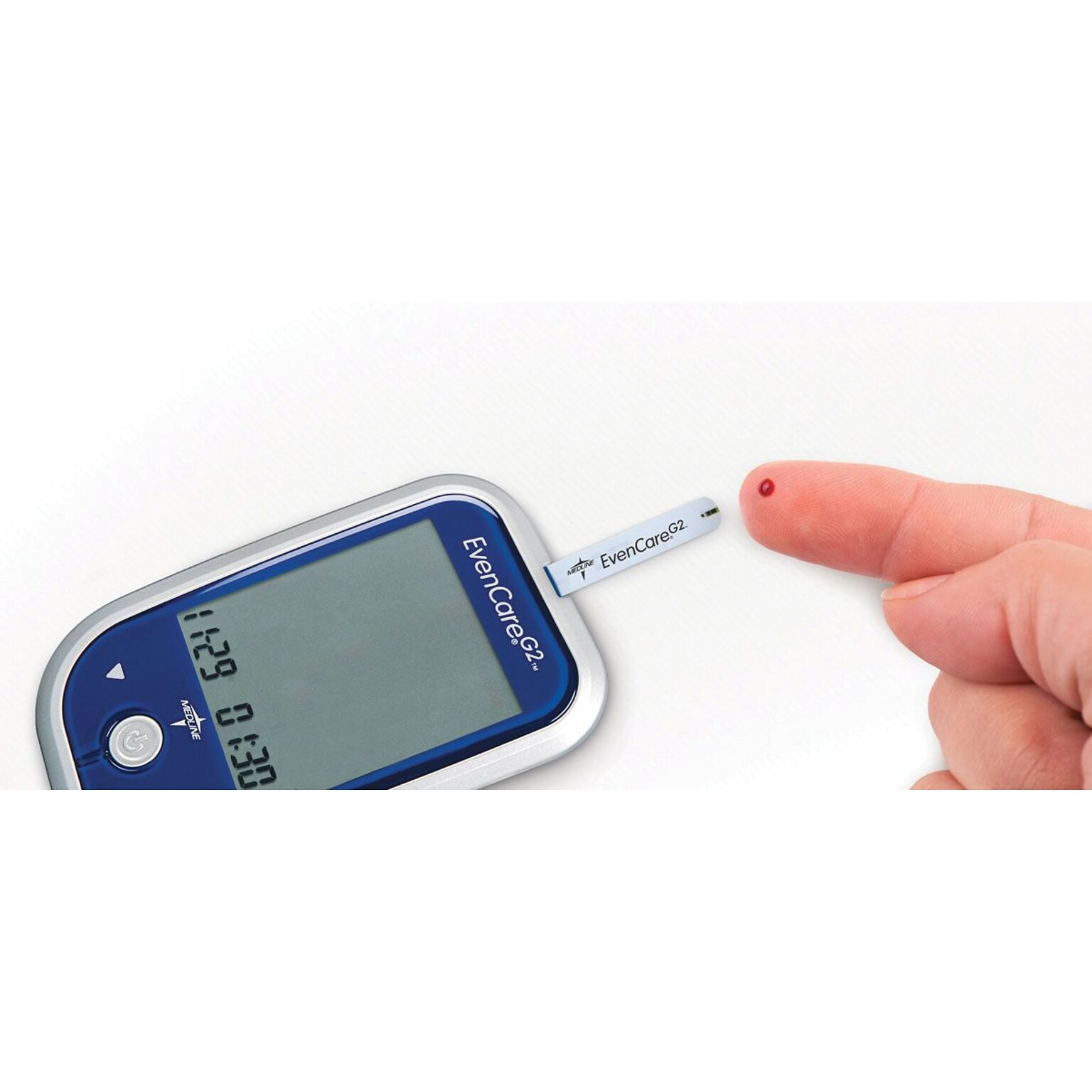 EvenCare® Glucose Meter Test Strips, Evencare G2, 600/Pack