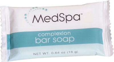 MedSpa Deodorant Bar Soaps, 2/3 oz., Deodorant Type, 200/Pack